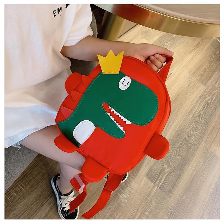 Balo đi học khủng long xanh dành cho các bé lớp mầm BL05