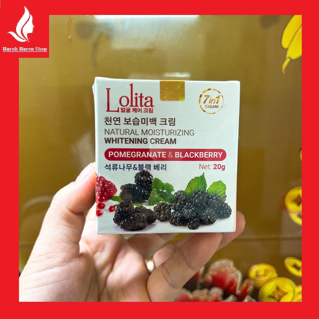 Combo Kem Lolita 7 in 1 và serum Lolita  đánh bay mụn, nám Hàn Quốc mẫu mới hộp lớn 20g