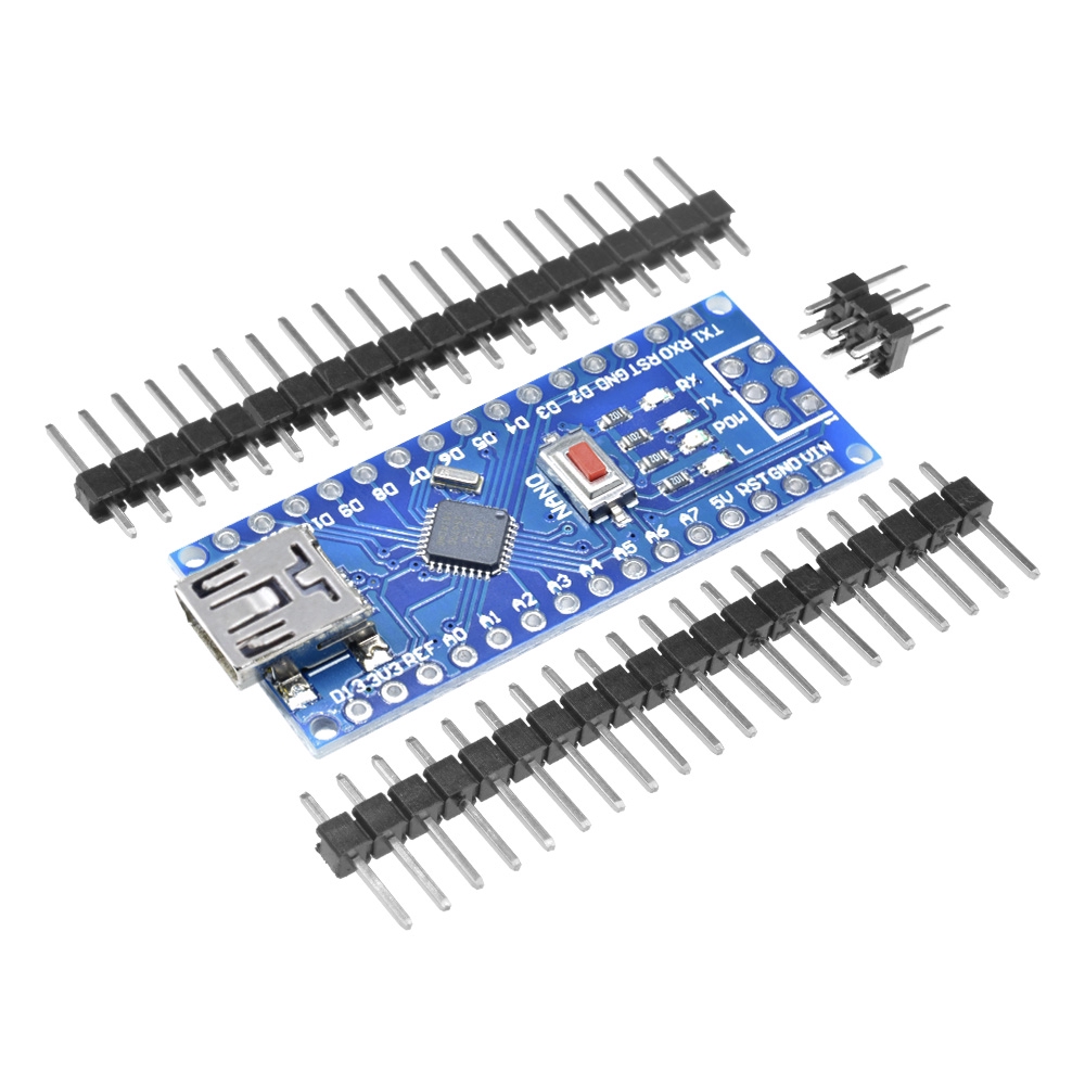 【READY STOCK】Arduino USB Nano V3.0 ATmega328 16M 5V Bộ điều khiển vi mô CH340G cho Arduino