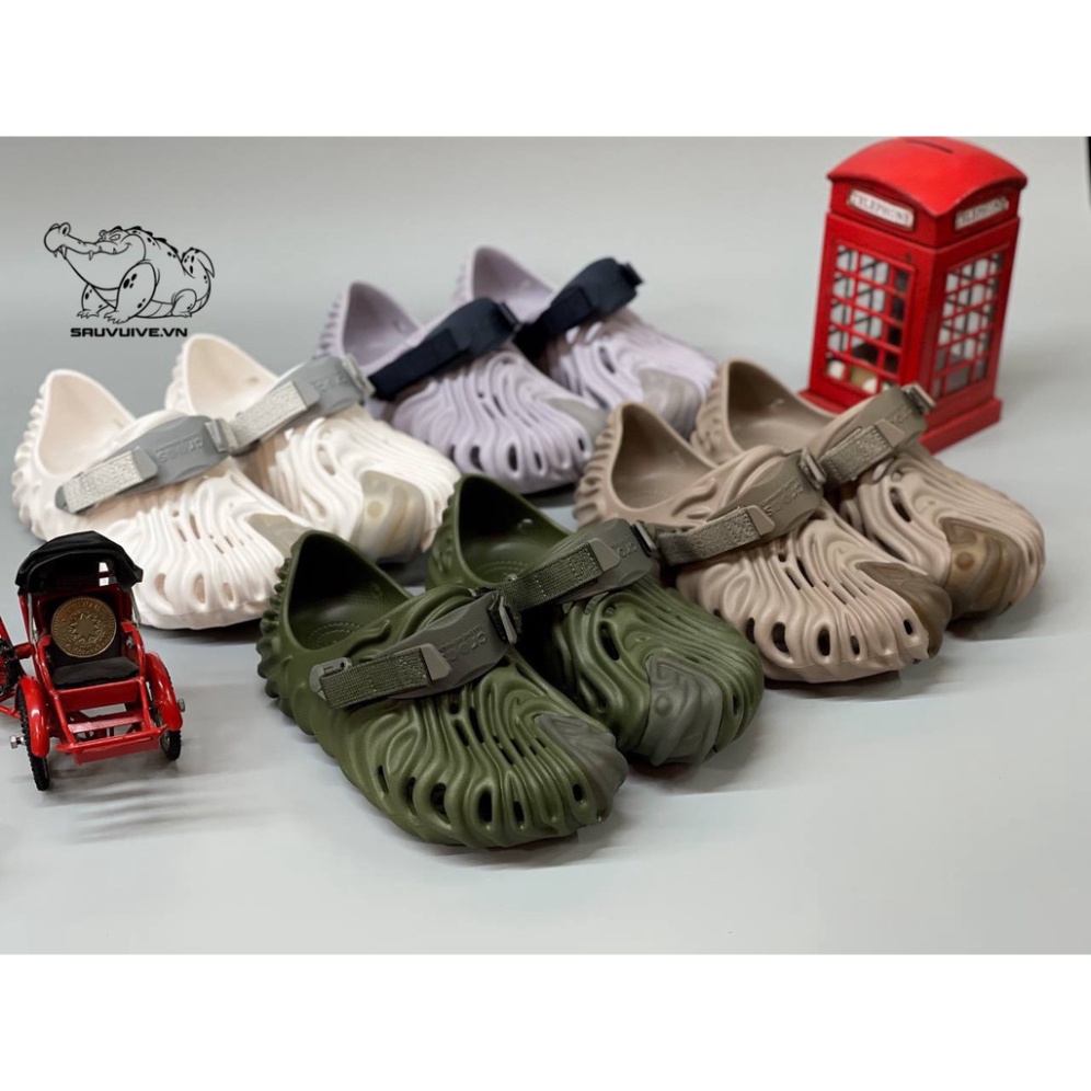 Dép Crocs Pollex Salehe Bembury Clog Chính Hãng Unisex, Band thiết kế mới, độc lạ dạng sục đúc nguyên đôi koro