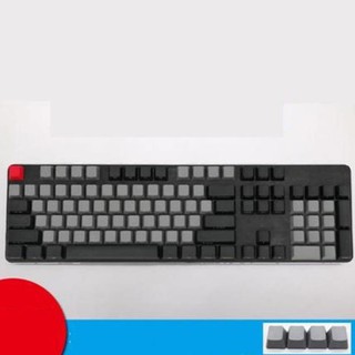 SET KEYCAP NINJA NHỰA PBT KHÔNG XUYÊN LED MIX XÁM – ĐEN – ĐỎ