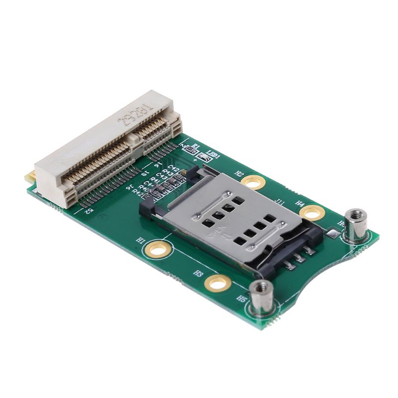 Adapter Thẻ Sim Pci-E Mini Cho 3g / 4g Wwan Lte Gps Card Mini Pci-E