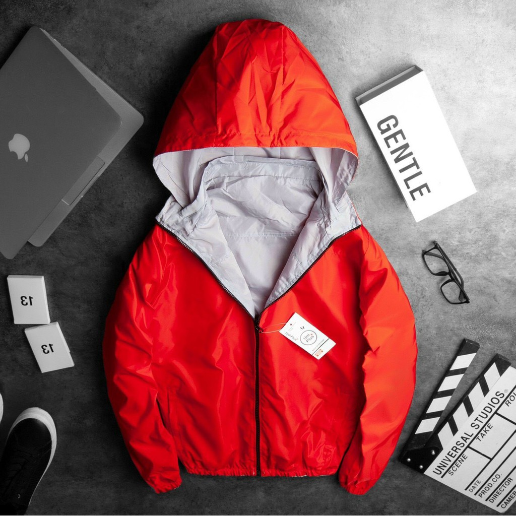 Áo Khoác GIÓ 2 LỚP Thể Thao, Vải Dù 2 Lớp chống nước,che nắng, mưa, mũ giấu được vào cổ áo | BigBuy360 - bigbuy360.vn