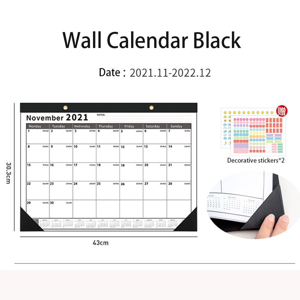 PISTA Lịch Treo Tường Ghi Chú Thiết Kế Sáng Tạo Trang Trí Nhà Cửa