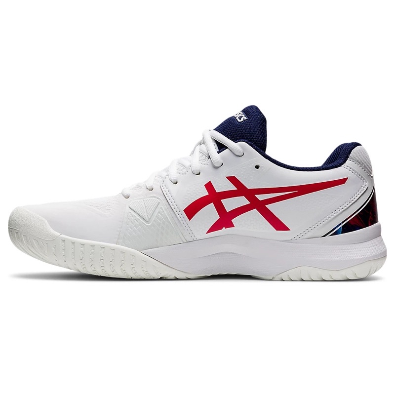 GIẦY TENNIS ASICS GEL CHALLENGER 13  WHITE/CLASSIC RED  |  Shopee Việt Nam