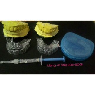 Combo Máng tẩy trắng răng tại nhà khít răng.