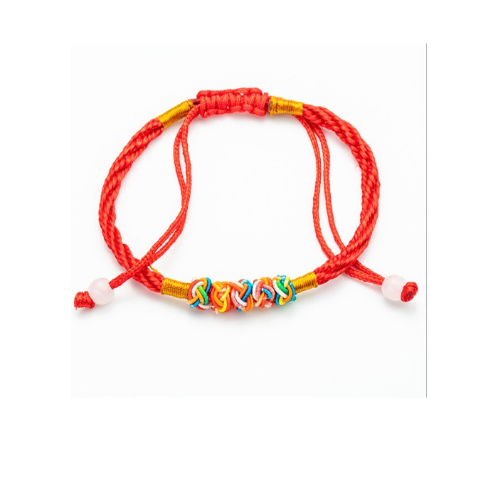 Vòng chỉ đỏ Tây Tạng tết cá tính