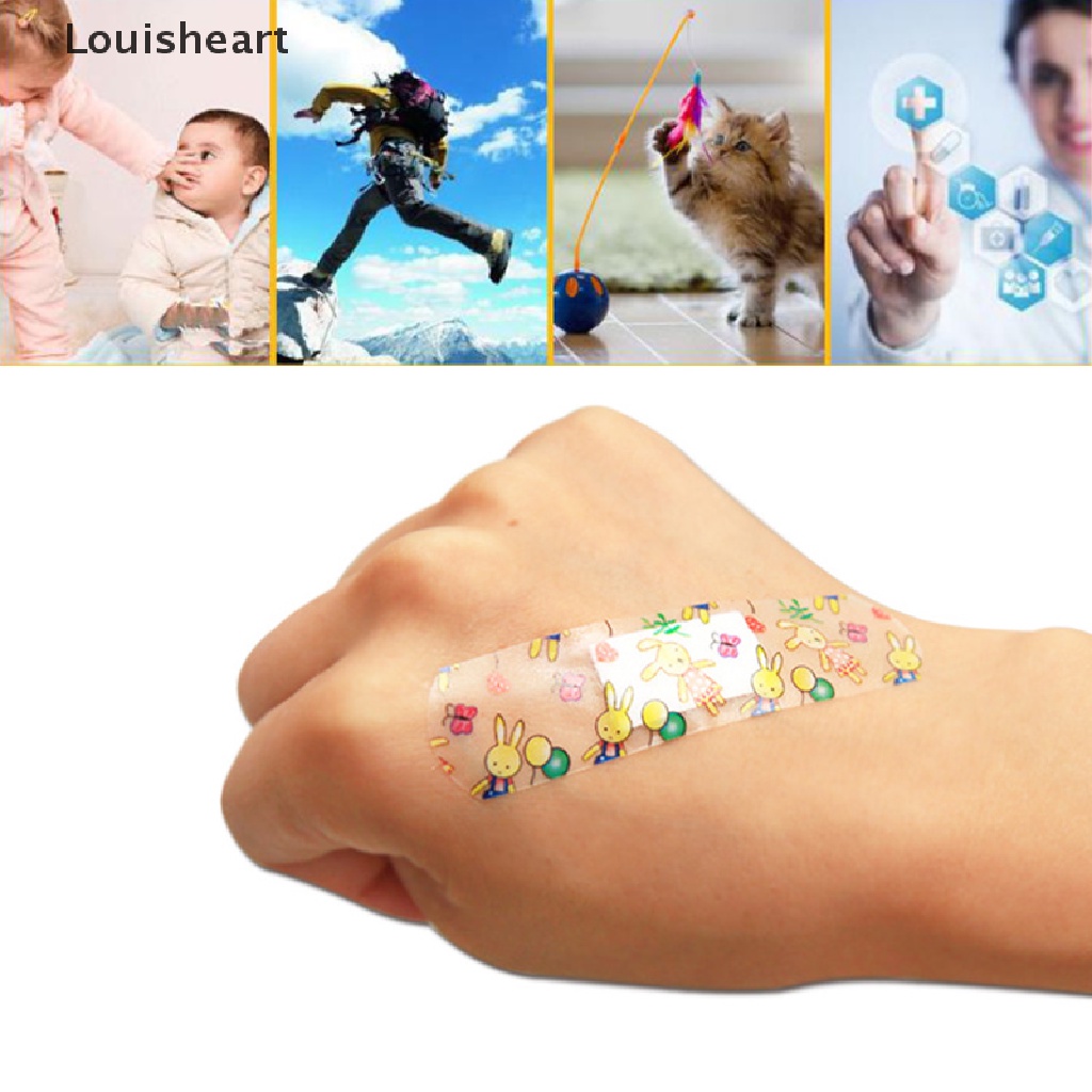 [Hàng mới về] 100 Băng keo cá nhân trong suốt chống nước thoáng khí