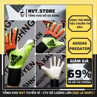 Găng tay thủ môn Adidas Predator có xương, bao găng tay câu lạc bộ trẻ em/người lớn cao cấp siêu dính giá rẻ - NVT.store