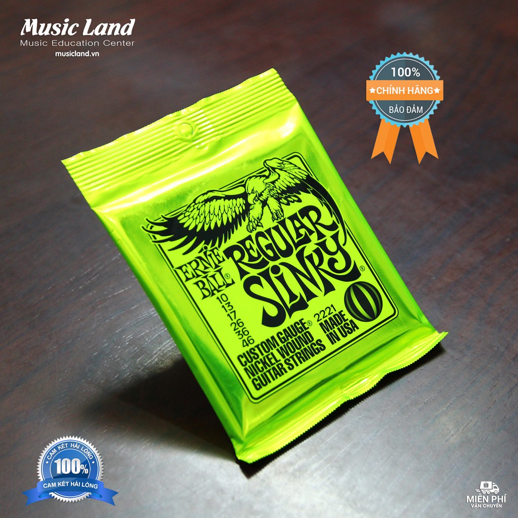 Dây Đàn Guitar Điện Ernie Ball 2221 – Cỡ dây chuẩn 10/46