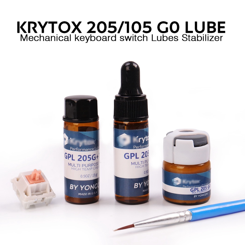 Krytox GPL105 205 G0 Lube Bàn Phím Cơ Công Tắc Lubes Ổn Định DuPont Bôi Trơn Bởi Yongqiu