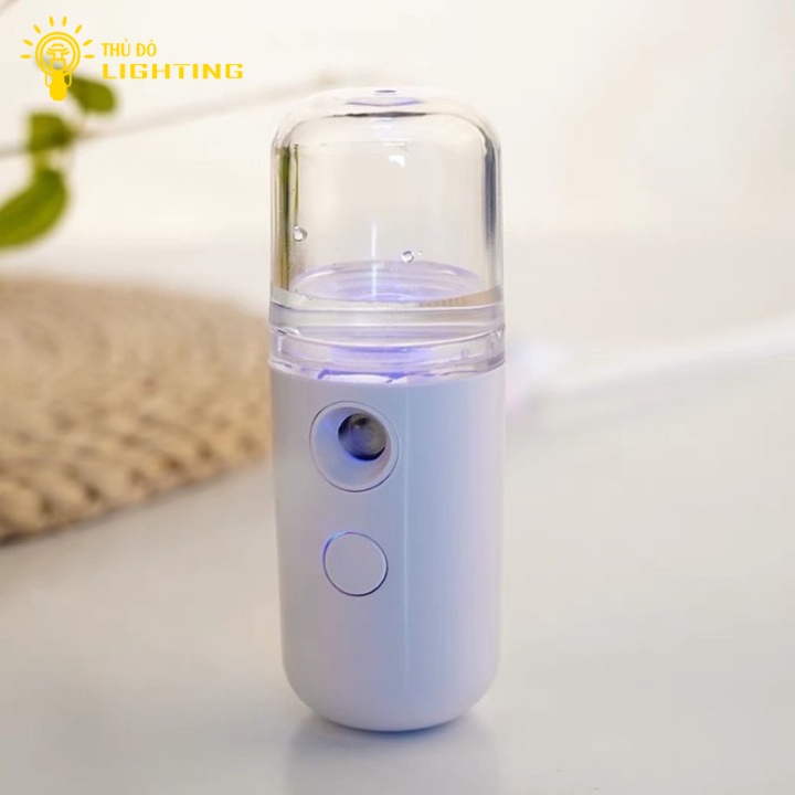 Máy Phun Sương Mini Cầm Tay THỦ ĐÔ LIGHTING Giúp Cấp Ẩm Cho Da, Thư Giãn Kích Thích Tuần Hoàn Máu