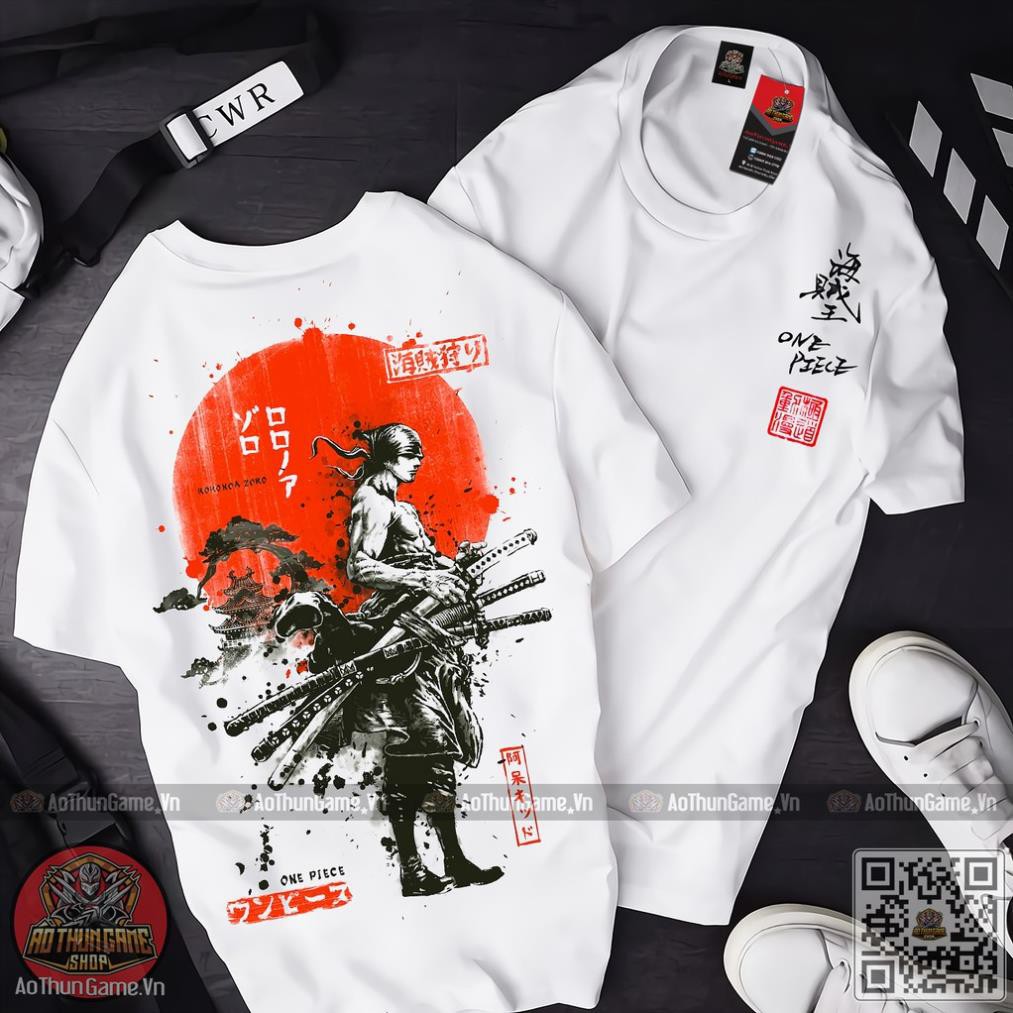 Áo thun One Piece Zoro ✅ Đẹp siêu ngầu mới (𝐅𝐑𝐄𝐄 𝐒𝐇𝐈𝐏) áo Zoro Roronoa Zoro-T01 ✅ Shop Ao Thun Game Vn