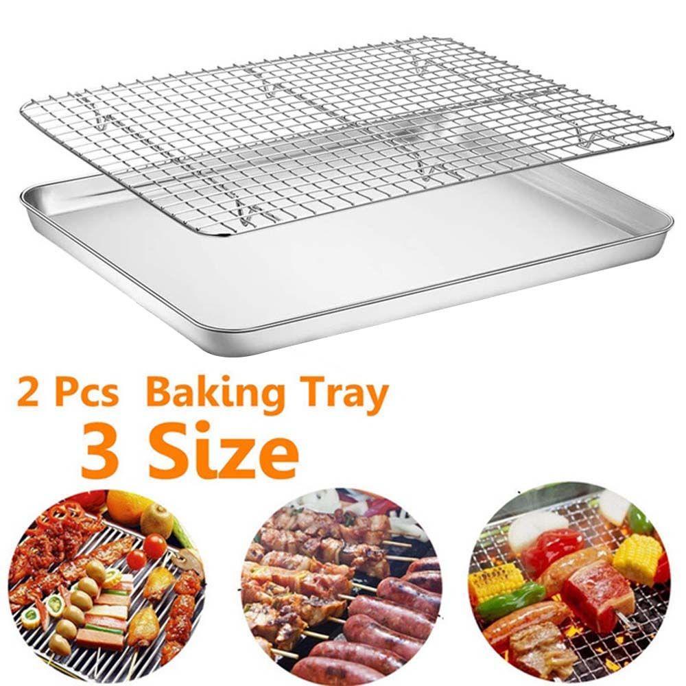 Tấm Lót Nướng Bánh Bằng Thép Không Gỉ Tiện Dụng