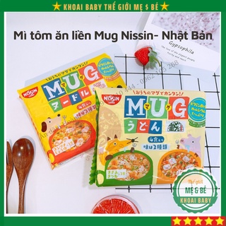 Mỳ mug nissin nhật bản cho bé ăn dặm từ 1 tuổi
