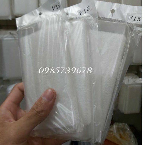 Bộ 3 chiếc ốp dẻo cho oppo F15 silicon trong suốt