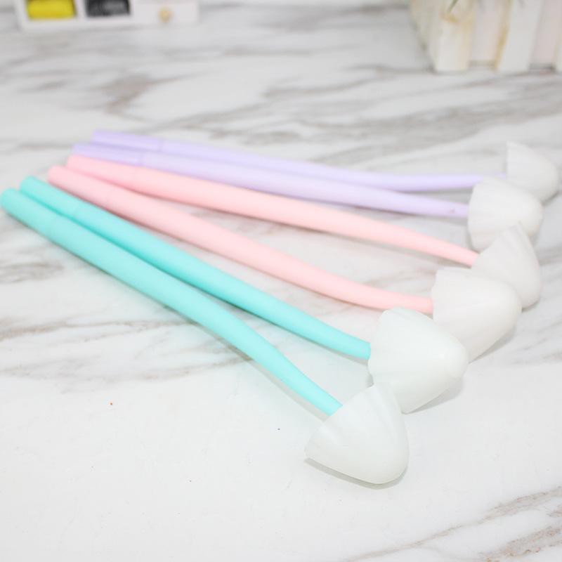 Bút nấm đổi màu D220 viết gel hoạt hình dễ thương kute