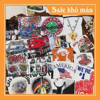 [ LOẠI 1] ÁO THUN MỸ 2HAND- MÀU TRẮNG