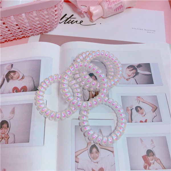 [Mã SKAMCLU8 giảm 10% cho đơn từ 100K] Dây cột tóc xoắn lò xo