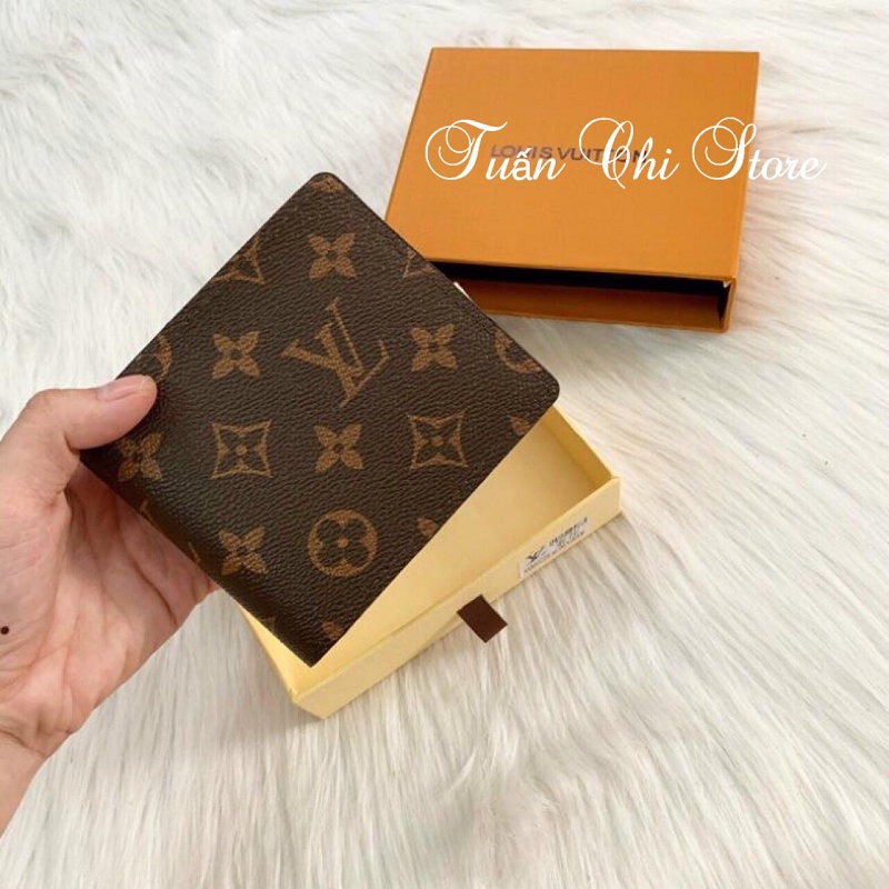 Ví Nam LV 𝑭𝑼𝑳𝑳𝑩𝑶𝑿 Ví Da Nam Dáng Ngang Siêu Đẹp Tặng Kèm Hộp Nam Châm Hãng Sang Trọng, Hàng Loại 1 Ảnh Thật