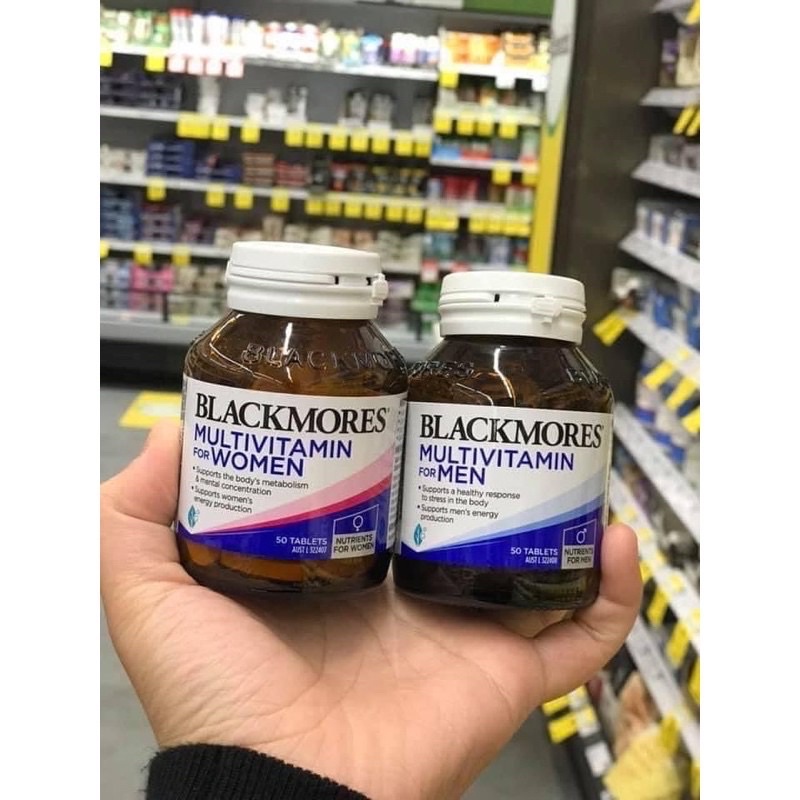 Blackmores viên uống bổ sung multivitamin cho nam và nữ - for men and women