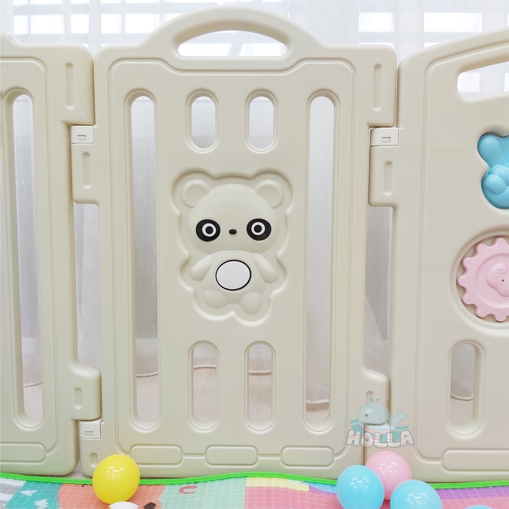 Bộ Quây Cũi Nhựa Holla Bear