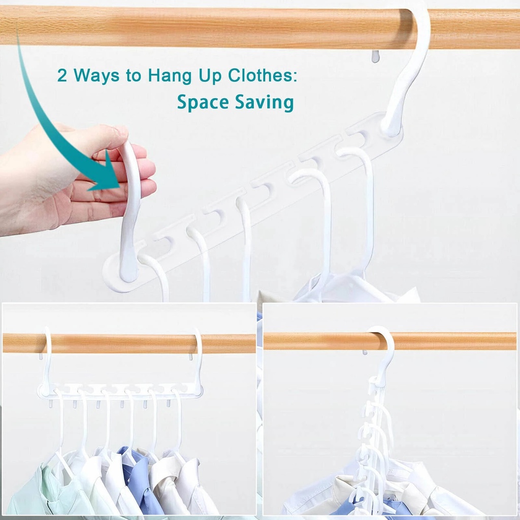 Móc Treo Quần Áo Tiết Kiệm Không Gian Tiện Lợi