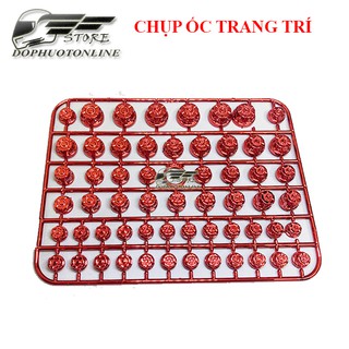 Chụp ốc trang trí xe máy nhựa abs