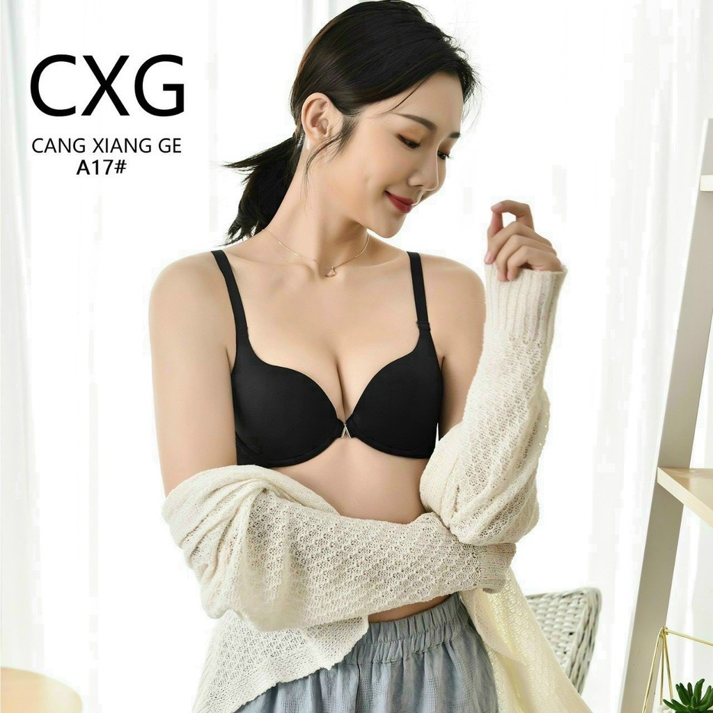 Áo lót đúc su đệm dày CXG nâng ngực, mút kép push up  có gọng AL17