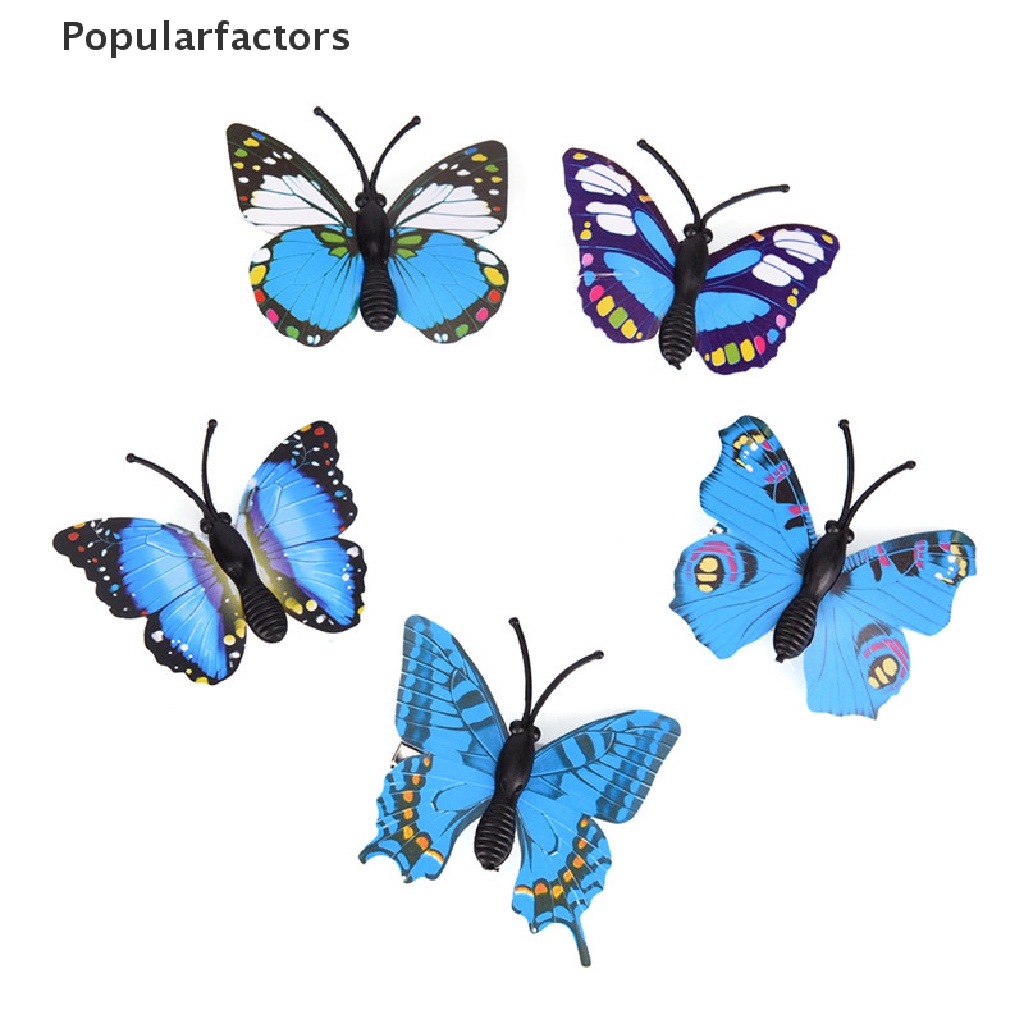 Bộ 5 Kẹp Tóc Hình Bướm Dễ Thương