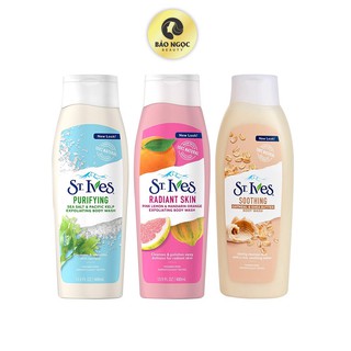 Sữa Tắm St.Ives Tẩy Tế Bào Chết Dịu Nhẹ Dưỡng Da 709ml