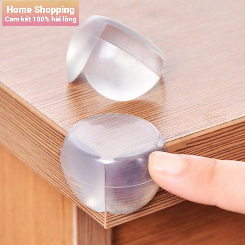 Nút silicon chuyên bọc các góc nhọn bàn, ghế tránh va đập an toàn cho trẻ em