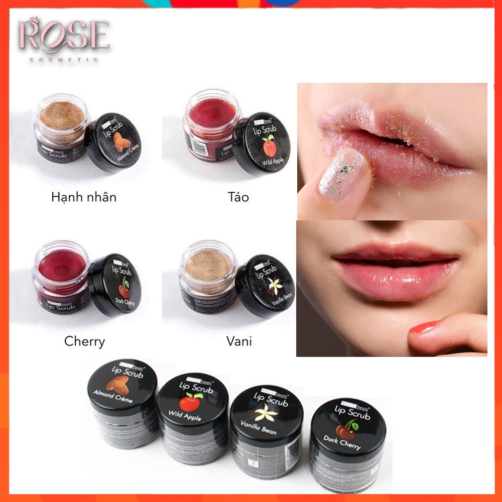 Tẩy Tế Bào Da Chết Cho Môi Beauty Treats Lip Scrub ⚡⚡Mỹ Giúp Môi Mềm Mại Hồng Hào Căng Mọng Siêu Hot