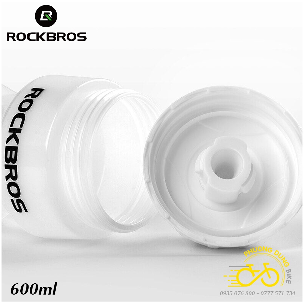 Bình nước xe đạp nhựa ROCKBROS 600ml