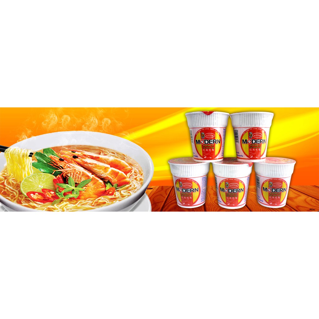 Mì Ly Modern Lẩu Thái Tôm Ly 65g | BigBuy360 - bigbuy360.vn