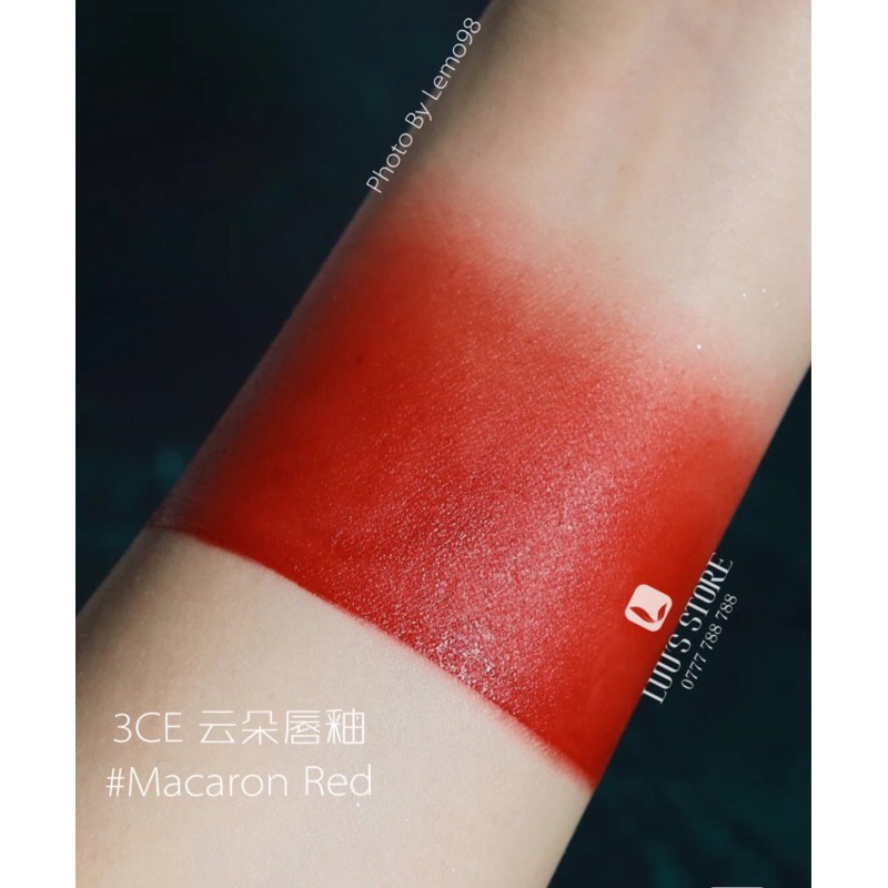 Son 3CE Cloud #Macaron Red - Đỏ Tươi