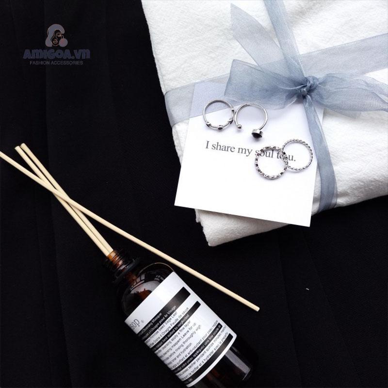 ✨✨Bộ Nhẫn Thời Trang Kiểu Dáng Cá Tính Độc Đáo Phong Cách Hàn Quốc