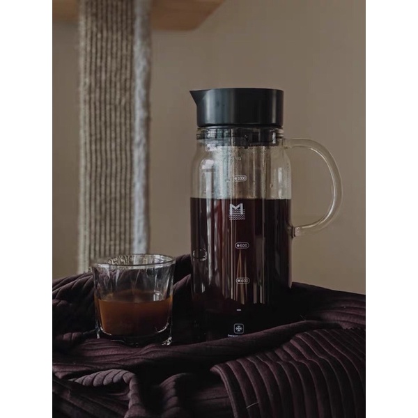 Bình thuỷ tinh ủ lạnh pha Cafe Coldbrew hãng Mavo 1.2L