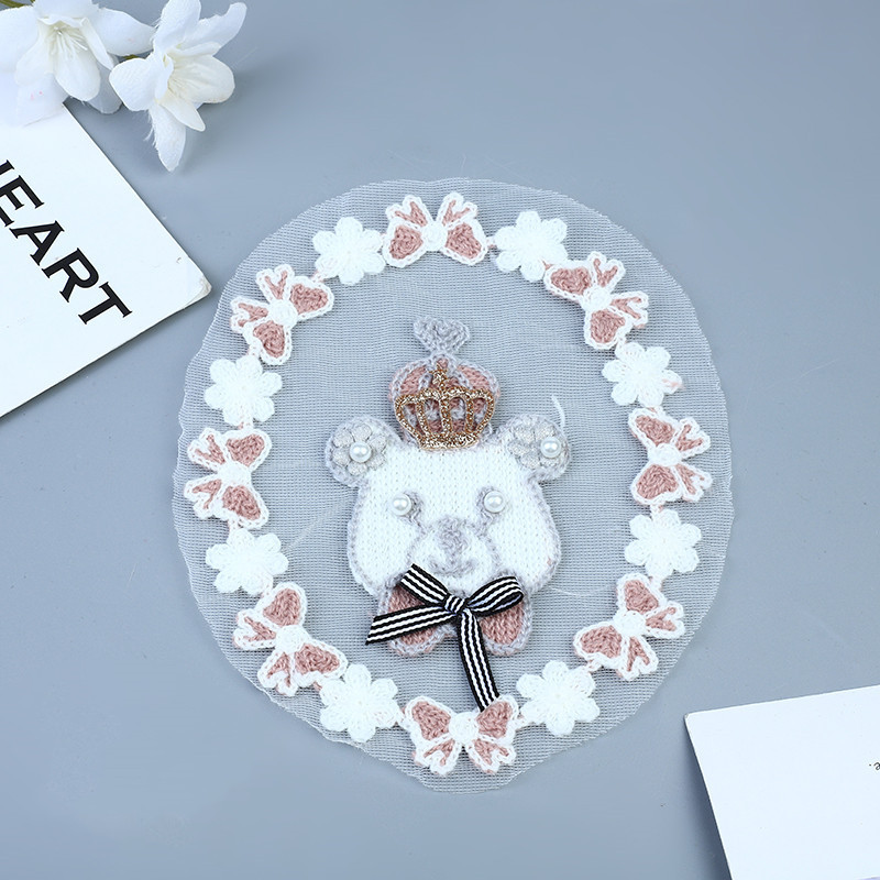 Miếng dán ủi thêu họa tiết dễ thương tùy chọn