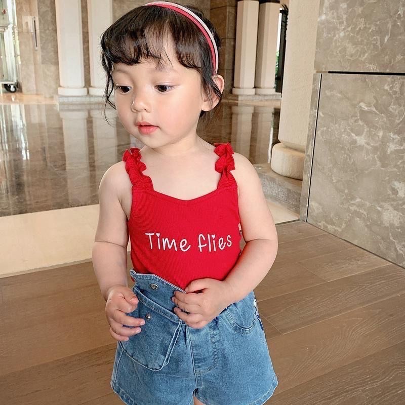 Áo Hai Dây Cho Bé Gái 9-26 Kg Set Áo Kiều Đẹp Vải Thun Gân Co Giãn Tốt Siêu Yêu Mặc Nhà Mềm Mịn Mát Homie Kids