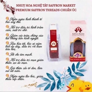 Nhụy Hoa Nghệ Tây Saffron Market Premium Saffron Threads 2g Úc