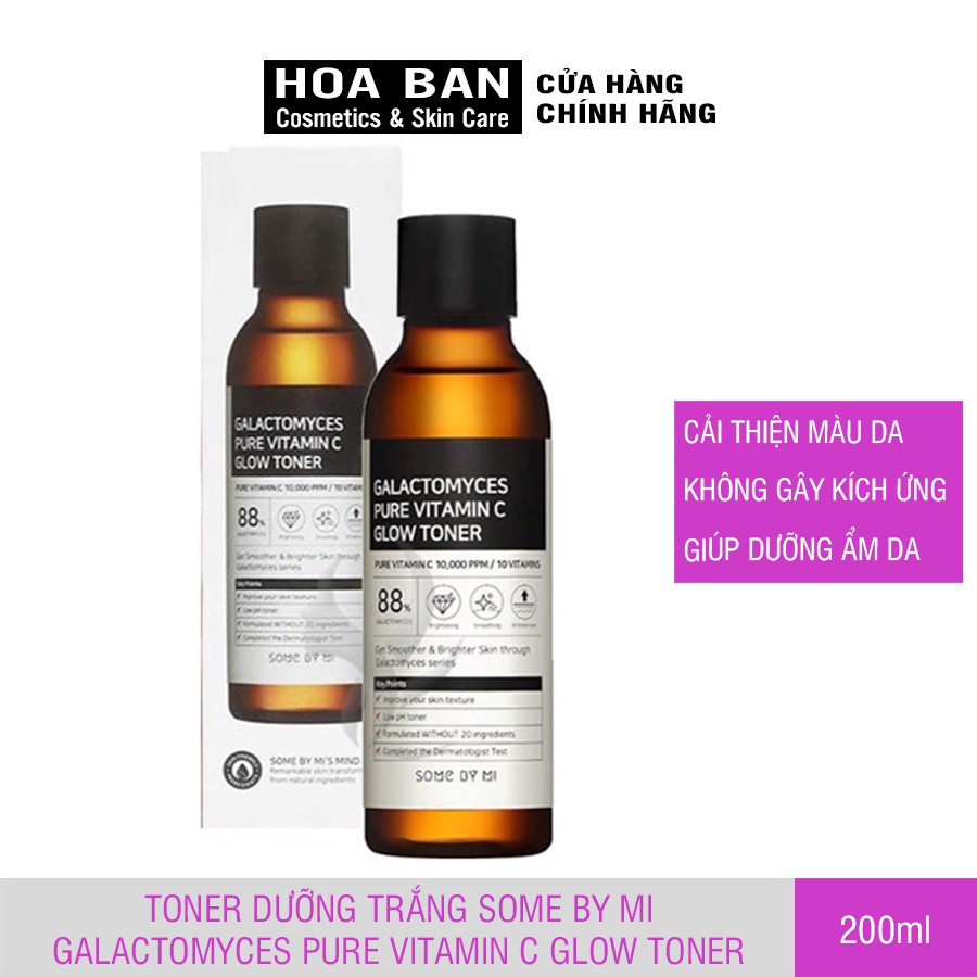 Toner Dưỡng Trắng Some By Mi Galactomyces Pure Vitamin C Glow Toner 200ml - HB0187