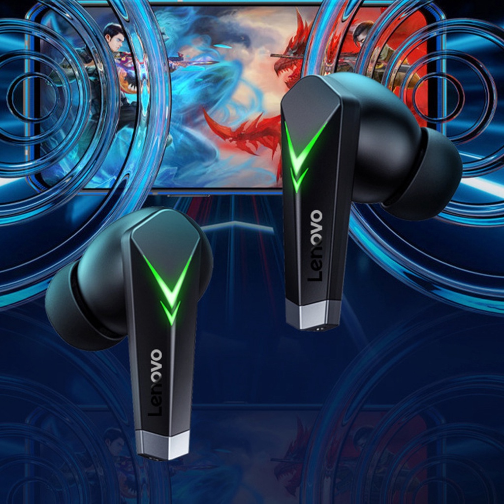 Set 2 Tai Nghe Lenovo LP6 TWS Bluetooth 5.0 Không Dây Nhét Tai Có Thể Sạc Lại