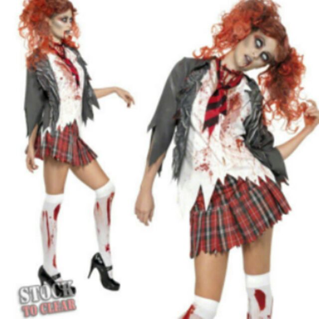 Trang phục hóa trang Halloween nữ sinh zombie