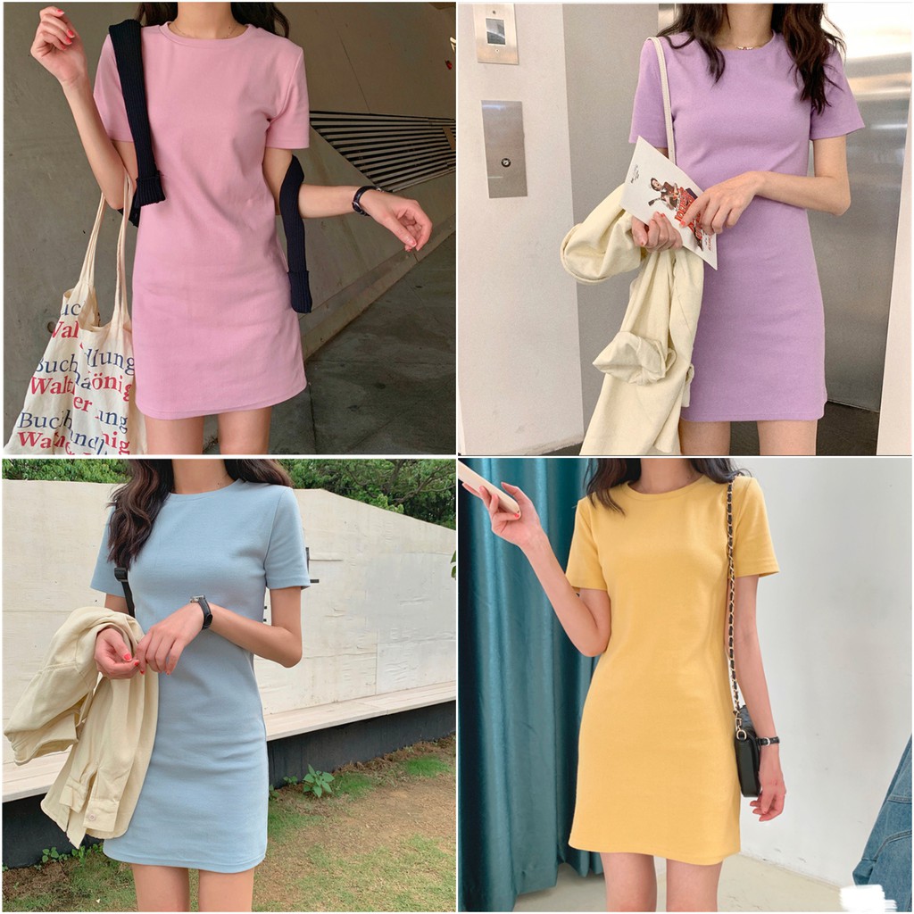 [GIÁ ƯU ĐÃI] Váy nữ trơn nhiều màu, đơn giản dễ phối đồ | BigBuy360 - bigbuy360.vn