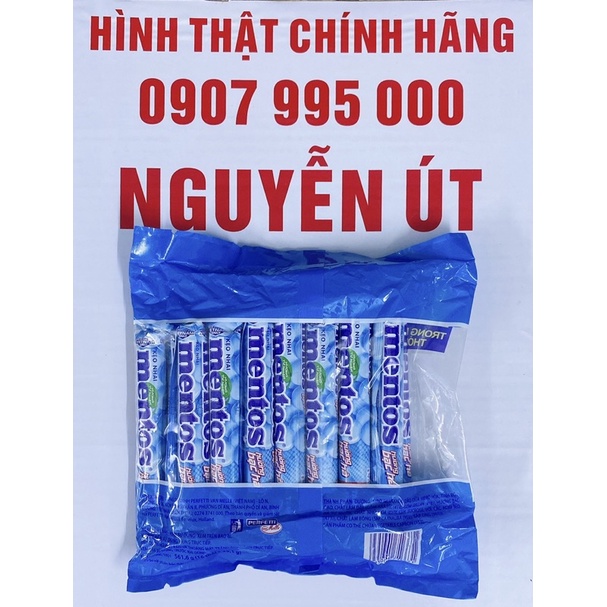 kẹo mentos bạc hà lốc 16 thỏi x 30g