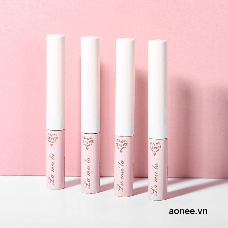 ✨✨Mascara Siêu Mảnh Tơi Mi Lameila Skinny Microcara Vỏ Hồng, Chuốt Mi Siêu Mảnh Tơi