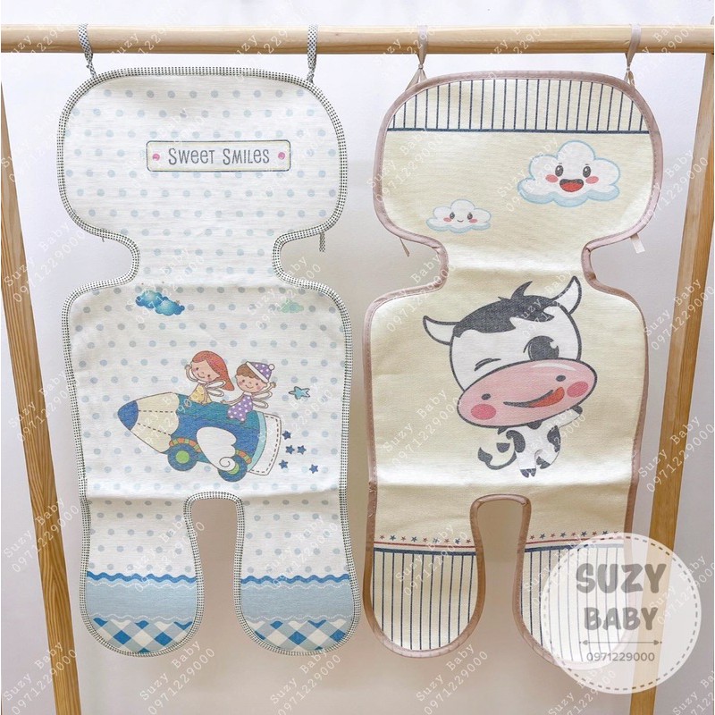 CHIẾU LÓT XE ĐẨY HOẠ TIẾT