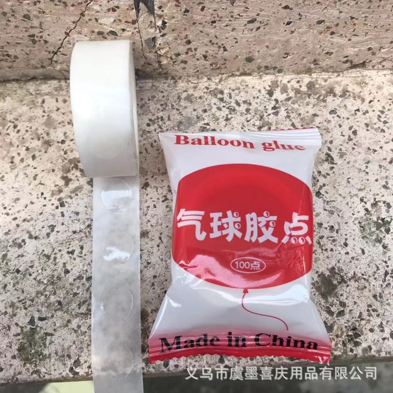 Set 100 Băng Keo Hai Mặt Cố Định Bong Bóng