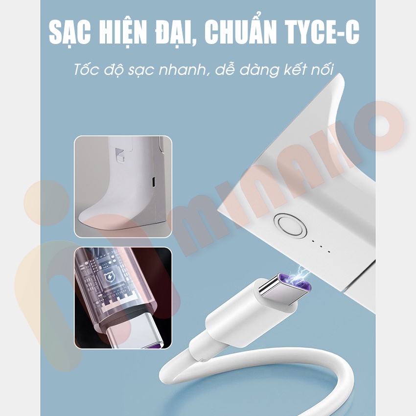 Đèn Học Để Bàn LED Chống Cận Thị Minaho - Đèn Học Để Bàn 3 Chế Độ Sáng, Cảm Ứng Tích Điện